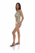 Luli Fama Strawberry Fields Wavy Luxe Stitch Bandeau Top